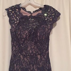 Navy Blue Prom Dress